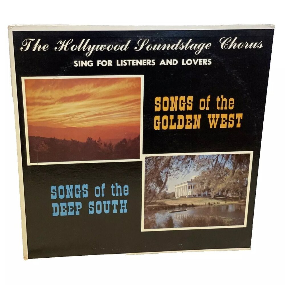 Songs Of The Golden West Songs Of The Deep South (Vinyl, 1958) Somerset P-1500
